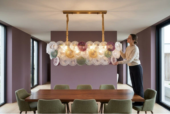 Gaisma Kronleuchter Moderne Modernais griestu lampas istaba Gold Crystal