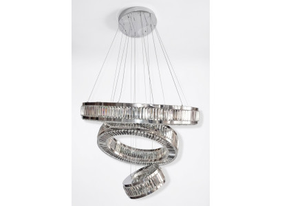 Sudraba griestu lampa stila griestu lampas dzīvojamā istabā gaismeklis lampa 120x175