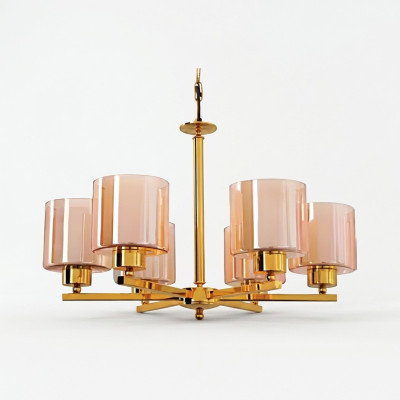 Gaismeklis griestiem Pendellokšņa pakaramais Dzīvojamā istaba Luksusa krona Stikls