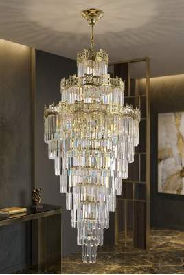 Kronlūkts Stilā klasiskā luksusa Tumbas Dzīvojamā istaba Lampa 80x230