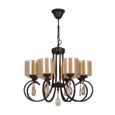 Debesīs lampa dzīvo istabā spuldze griestu stikla luste lux 66x70