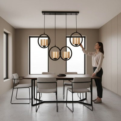 Kronvairogs skaista moderna lampa klasiska luksusa dzīvojamā istaba stikls