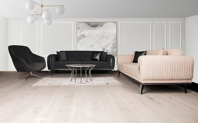 Sofa dīvāns 3+3 sēdvietu dīvāns Polster mēbeļu dīvāns komplekts grupa