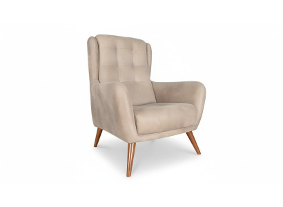 Chesterfield krēsla kluba dīvāns vienpersonas dīvāns mēbeles beige relaksējošs jauns