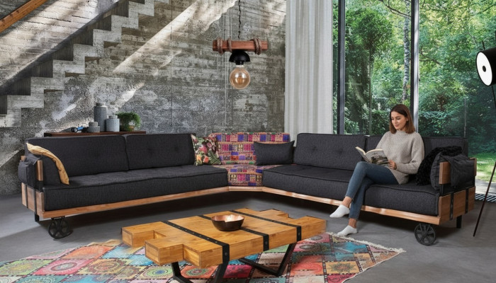 Dzīvojamā istaba Galds Loft dizaina mēbeles galds 130x80 galds dīvānā istabas galds gazes tabulas