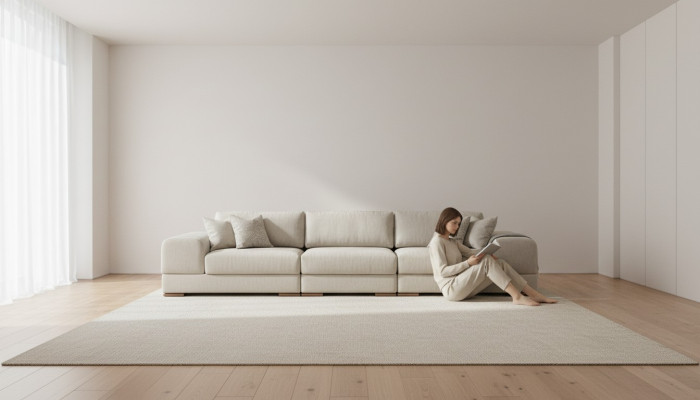 Ērtā dīvāns Sofa Lielie dīvāni Dīvāni Mīkstas sēdekļa mēbeles 350cm audums