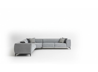Stūra dīvāns Polstermöbel Wohnzimmer Sofa Couch L Form Modern Design Neu