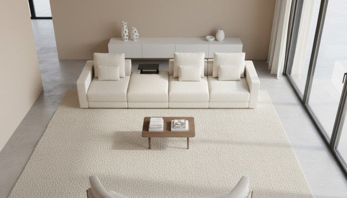 Dīvāns Baltā Sešvietīgā Dzīvojamā Istaba Mēbeļu Lux Couch Auduma Mēbeles