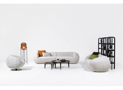 Sofas ēdamkaršu trīskrēslio Moderns dzīvojamais istabas mēbeles Polster Sofagarnitur