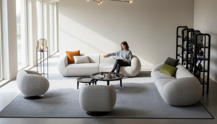 Sofas komplekts Lounge sēdvietu grupa trīsvietīgs krēsls mūsdienīgs