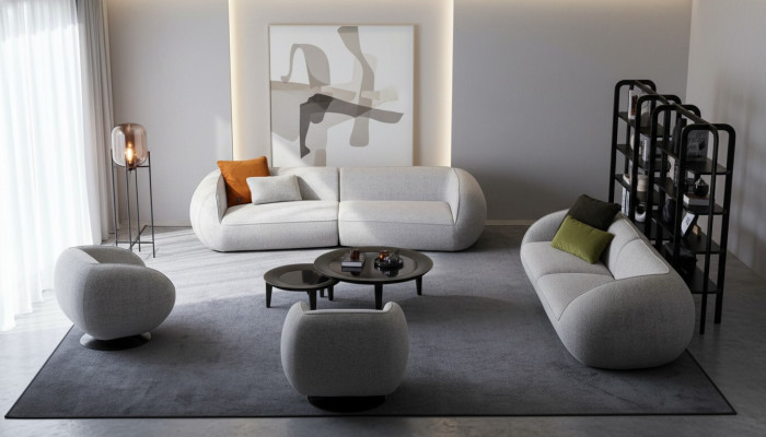 Sofas komplekts Lounge sēdvietu grupa trīsvietīgs krēsls mūsdienīgs
