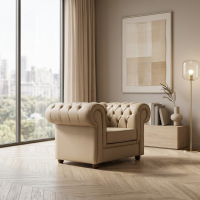 Chesterfield krēsla luksusa biroja mēbeles vienpersona mīkstā krēsla moderns.