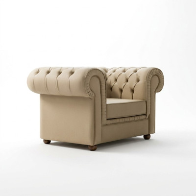 Chesterfield krēsla luksusa biroja mēbeles vienpersona mīkstā krēsla moderns.