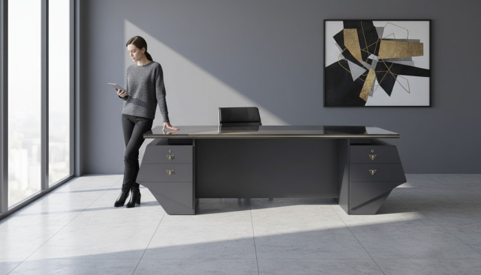 Luksusa šefs-galdiņš Tisch xxl 260x100 dizainera mēbeles Moderni galdi.