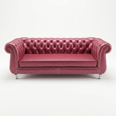 Dīvāns Chesterfield 4 vietas luksusa dīvāni ādas dīvāns viesistabas dīvāns