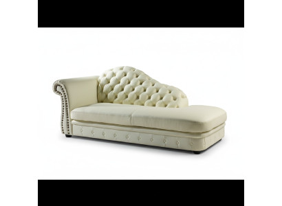 Chaiselounge Chesterfield Liege Chaise Sofa Lounge Sitz Liegen 230cm translates to "Čezslongs Chesterfield gulta šešļa dīvāns atpūta sēdeklis guļam" in Latvian.
