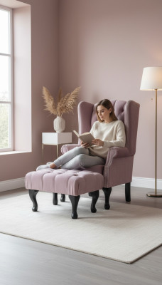 Chesterfield ausu krēsls atpūtas krēsls Samtie Rozā Sēdvietas Klubs Relax Lounge Club