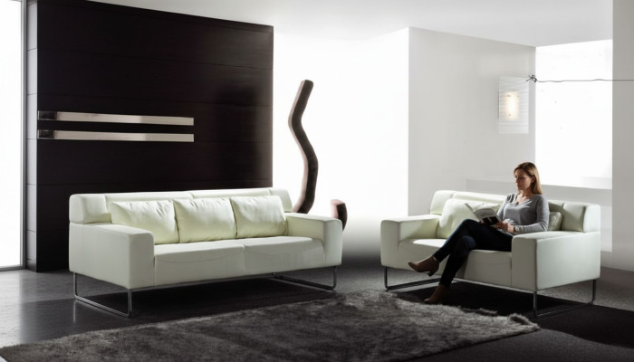 Sofagarnitūra Moderne Couch 3+2 Sēdvietu dīvāns 2 gab. Itāļu sēdvietas.