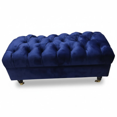 Luksusa kāpņu soliņa dizains "Chesterfield" Relaksējošs kāpņu solis Moderns sēdekļa kājas atbalsts