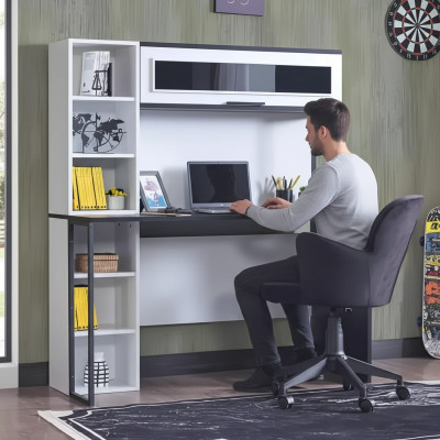 Sekretāra rakstāmgalds 130x60x171 Rakstāmgaldi Mēbeles Koks Dators