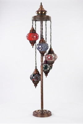 Brīvpastu lampa Stāvlampa Stand Luxus Gaismas Lampas Lampa Stikls Dažādās krāsās