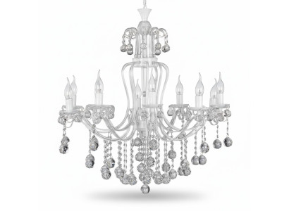 Luksusa griestu lampa Lūsteris Lustrs griestu lampa Kristāls Sudrabs