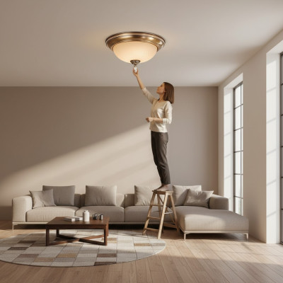 Sienas lampa Kronšteina griestu lampa Gaisma Glaša Lampa zelta jauni