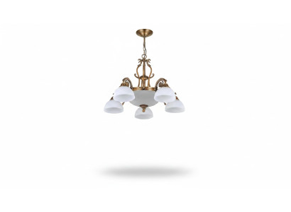 Lukturu griestu lampa lielo lustru <<kronšteinu>> Kronšteinu balta griestu lampa stikls zelts