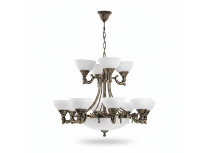 Gaisma griestiem griestu lampa kronšteins lustres stikls baltais antīka stila lampa