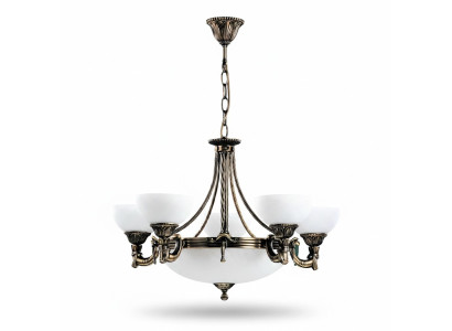 Lustra griestu lampa griestu lampa kroņlukturis stikls balts lampas māksla