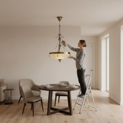 Luksusa griestu lampa griestu lampa stikls bēšs mākslīgs