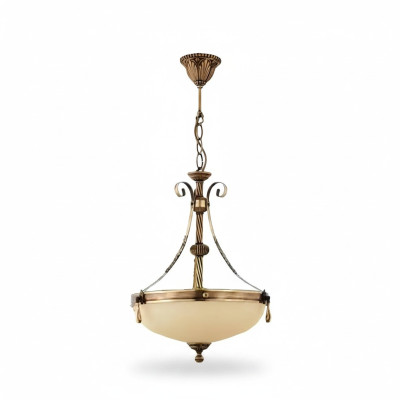 Luksusa griestu lampa griestu lampa stikls bēšs mākslīgs