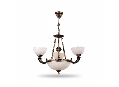 Gaisma griestiem Balta griestu lampa Luksusa lampa Lustra, stikla māksla