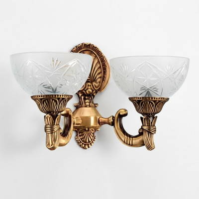 Sienas lampa Sienas lampas Mākslas sienas lampa Lustra Sienas lampas Zeltņu stikls