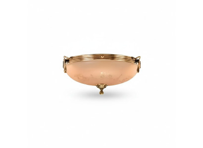 Glifējs kronšķērži griestu lampa griestu lampa lampa stikls zelts beige