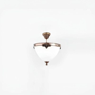 Kronšteinu griestu lampa griestu lampa lustra stikls māksla balti
