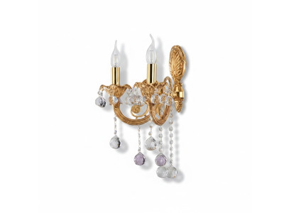 Gaisma sienai Sienas lampa Sienas lampas Gaisma Art Lustres Siena Lampa Zelta Kristāls