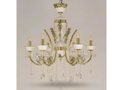 Luksusa kroņlukturus griestlampa Lustes griestgaismasavienojums zelta kristāls 60x100cm