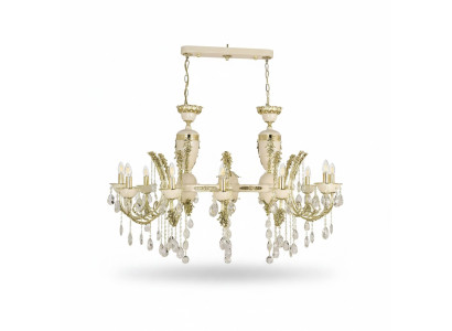 Lampa griestu lustrs luksusa lustrs griestu lampa kroņa lampa bēša kristāls