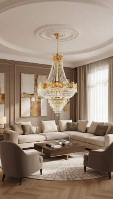 Kronlūkta griestlampa luksusa griestlampa šķīvējs kristāls zelta lampa