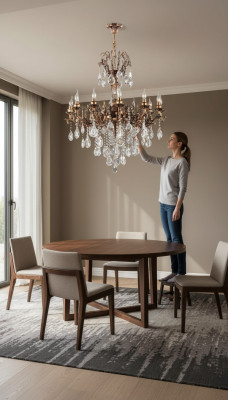 Gaišspuldzes Greznais Zelta Karūns Gaismeklis Kristāla Lustra Lampa