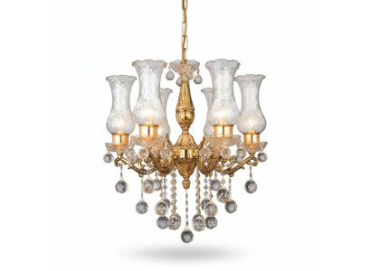 Stropa lampa Stropu lustrs Kroņlustrs Zelts Lustrs Kristāla lampa