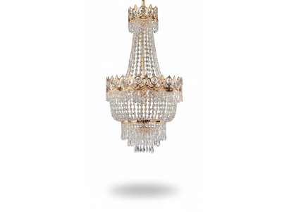 Gaismeklis Griesti gaisma Zelta griestu lampa Lusters Kristāla lampa 40x100