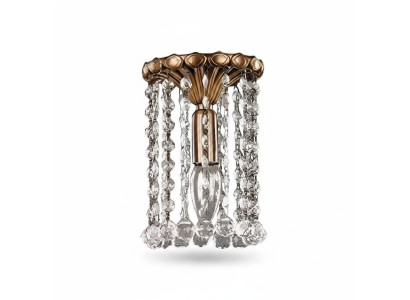 Lustra griestu lampa glancējams zelta skaidra lampa