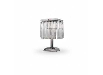 Galds lampa galda lampa lukturis sudrabs lampas galds kristāls