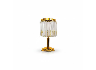 Galdi lampa Galds lukturis Lampa Gaismas avoti Luksuss Zelts Lampas Galds Kristāls