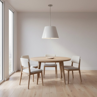 Lustrs Kronvēriens Griestu lampa Balta Griestu lampa Moderna Metāla Jauna