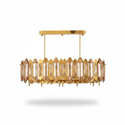 Gultņlampa Lustra Gultņlukturis Lampa Zelts Lustrs Kristāls