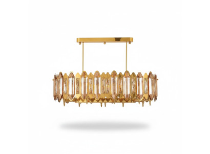 Gultņlampa Lustra Gultņlukturis Lampa Zelts Lustrs Kristāls