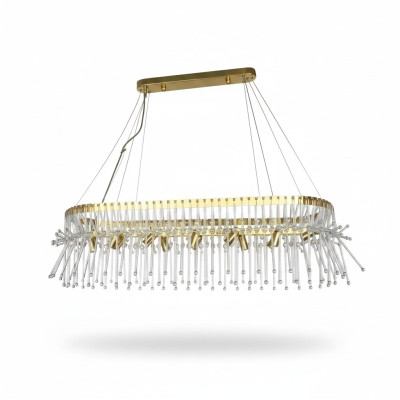 Galdiņa lampa griestu lampa kandelābers griestu lampa luksuss zelts lustra stikls